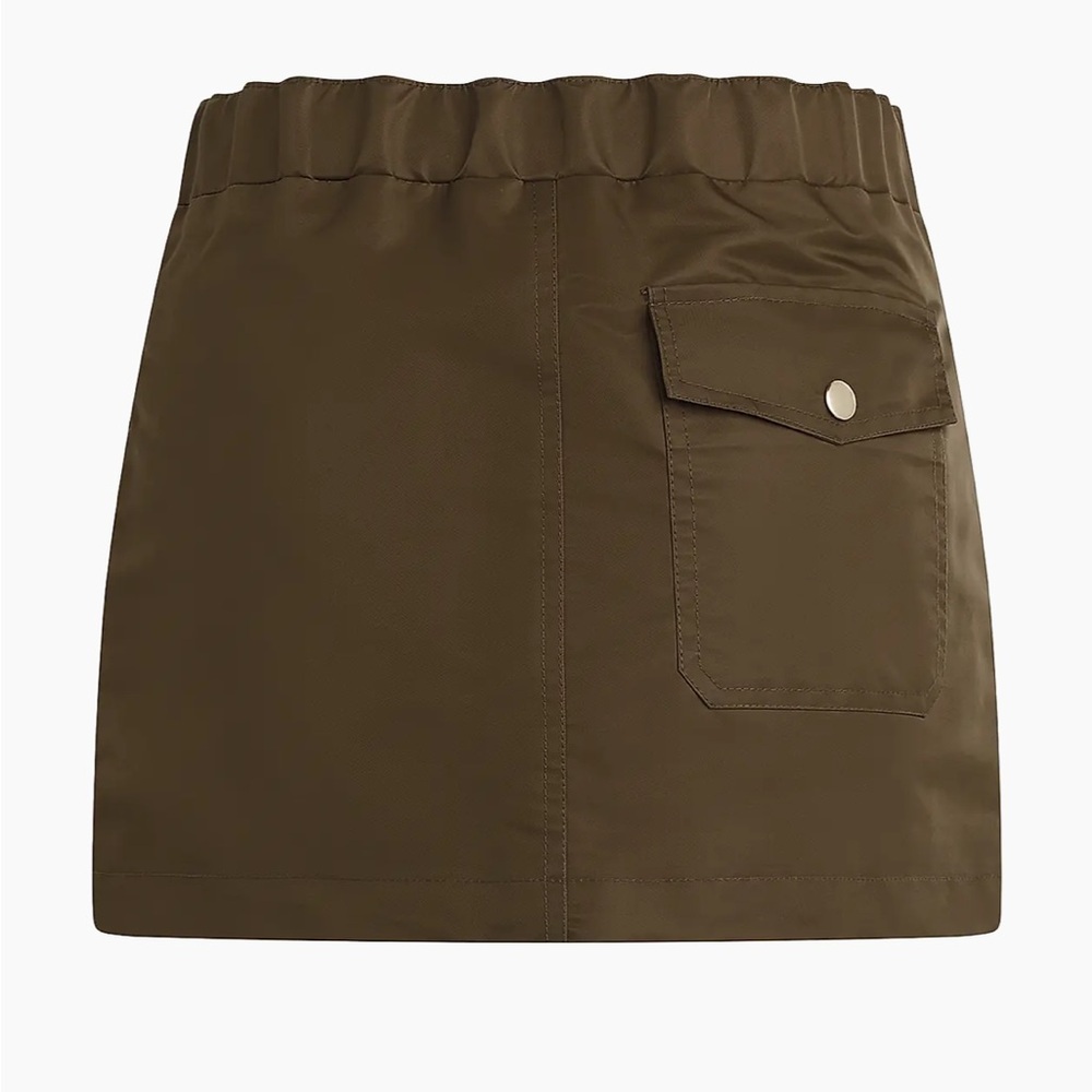 Hudson X Brooks Nader Grace Ann Micreaux Mini Skirt in Basin, New with Tags - Picture 5 of 11